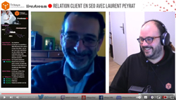 Laurent Peyrat pendant le live Trikaya
