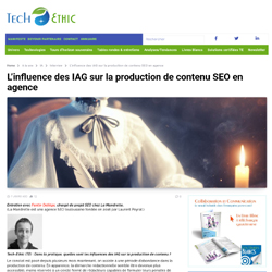 Fantin Deliège s'exprime chez Tech Ethic