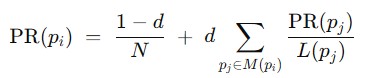 La formule originale du Pagerank