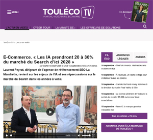 L'interview de Laurent Peyrat (La Mandrette) par Martin Venzal (Touleco TV)