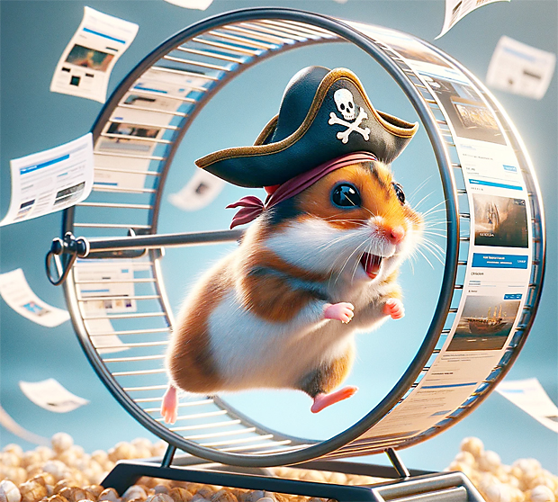 Une linkwheel lie entre eux des sites de spam