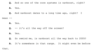 Le Navboost de Google date de 2005.